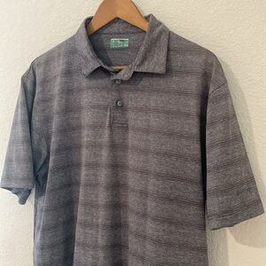 Ben Hogan Performance Golf Short Sleeve Polo Shirt Short Sleeve Gray